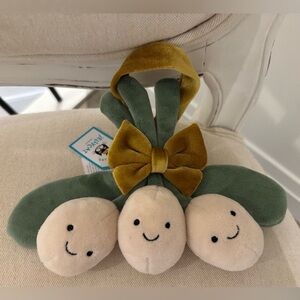 NWT Retired Authentic Jellycat Amuseables Mistletoe Rare